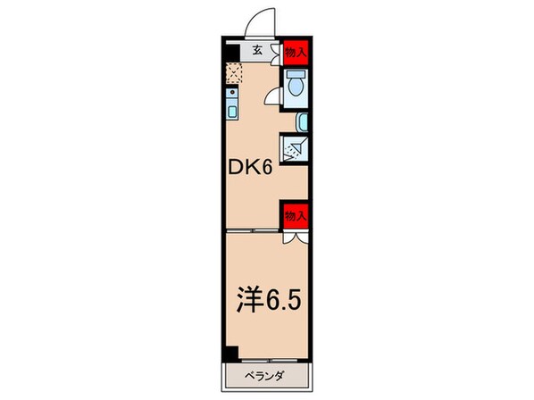 レ－ベンハウスの物件間取画像